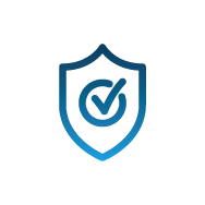 Ikona bílého štítu symbolizujícího prevenci žilní nedostatečnosti 