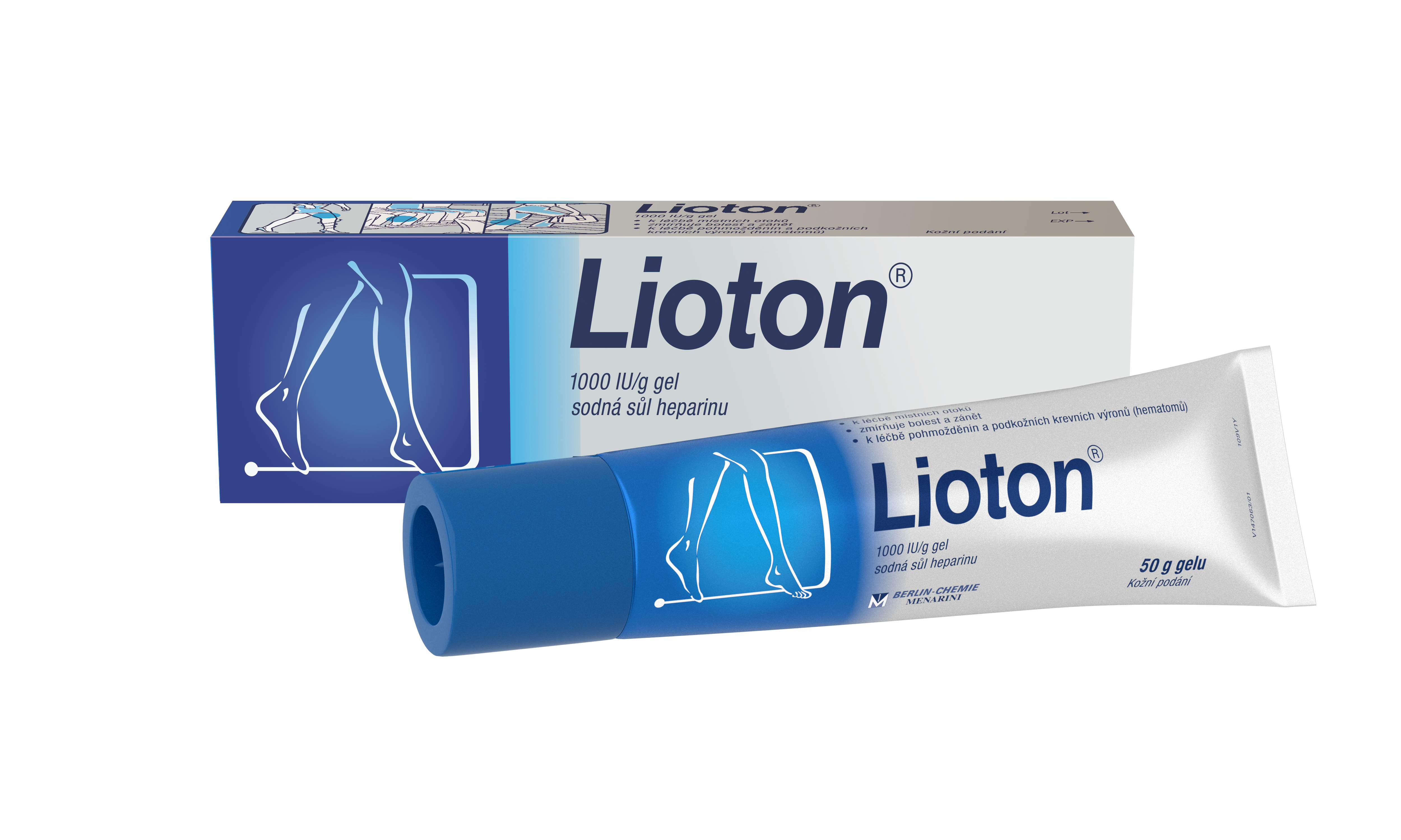 Lioton 1000 Gel packaging